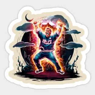 Jason Kelce Chiefs Spirit Sticker